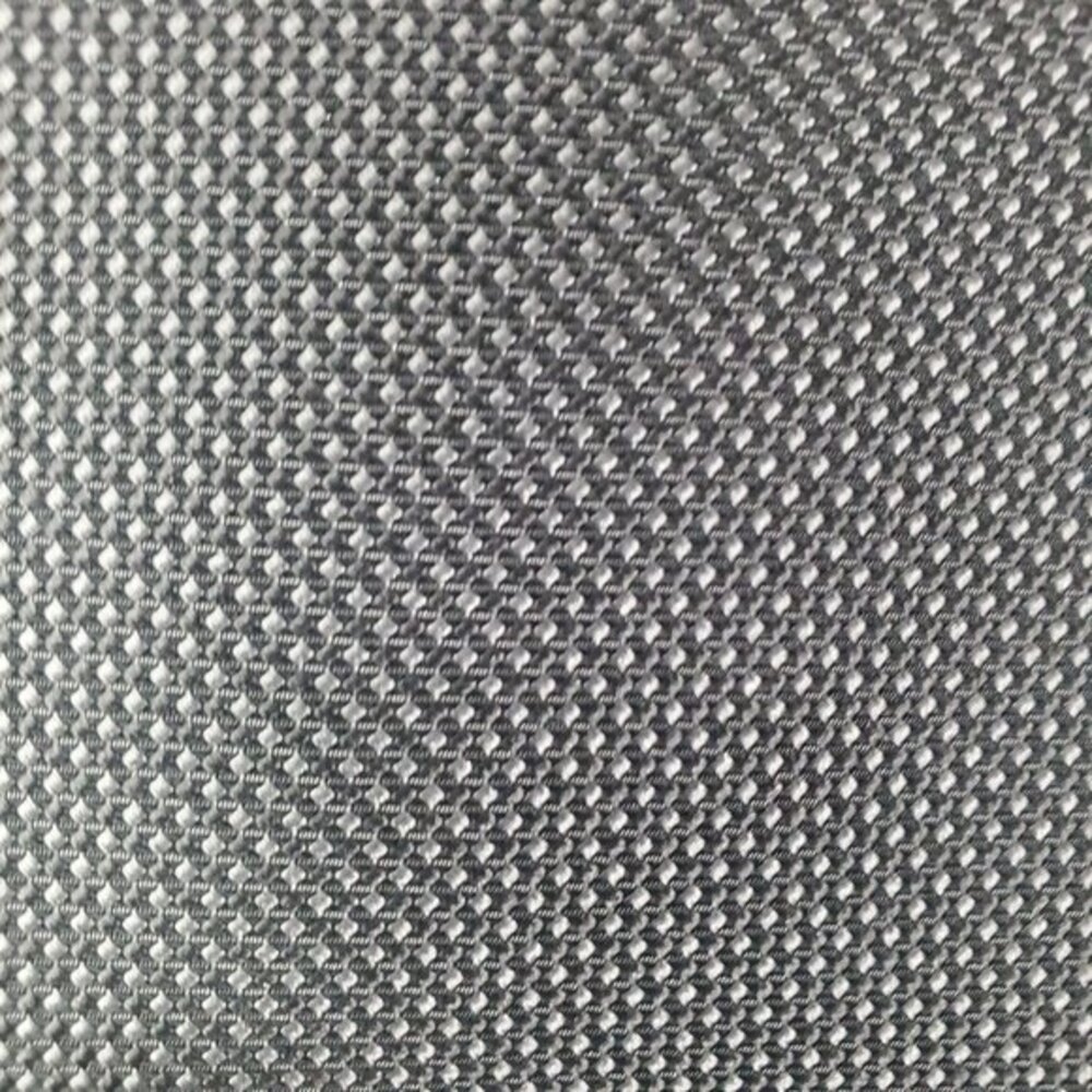 Michael Kors MMK Mens Classic Professional Silk Tie Silver Gray Micro-Textured - Picture 2 of 9